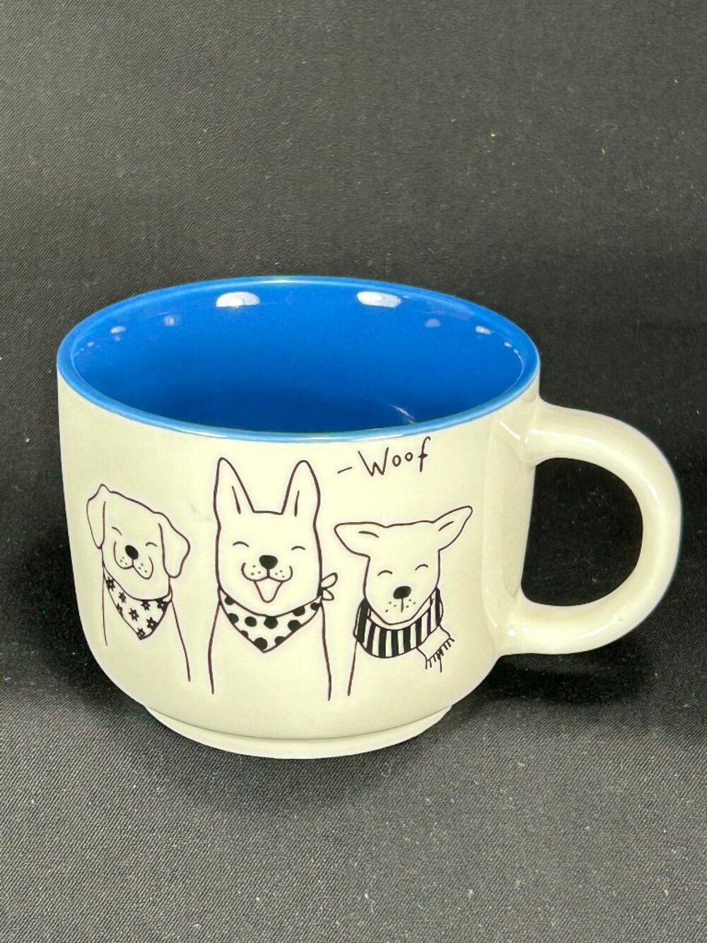 Casa Signature funny dogs faces over size tea cup